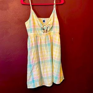 This beautiful pastel dress will go good for any spring or summer event